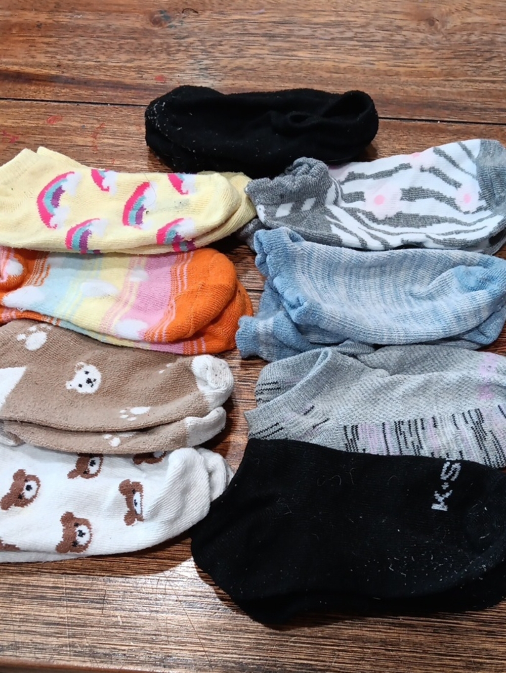 Kids No-Show Sock Pack - Mixed Colors